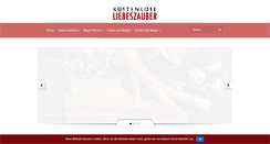 Desktop Screenshot of kostenloseliebeszauber.com